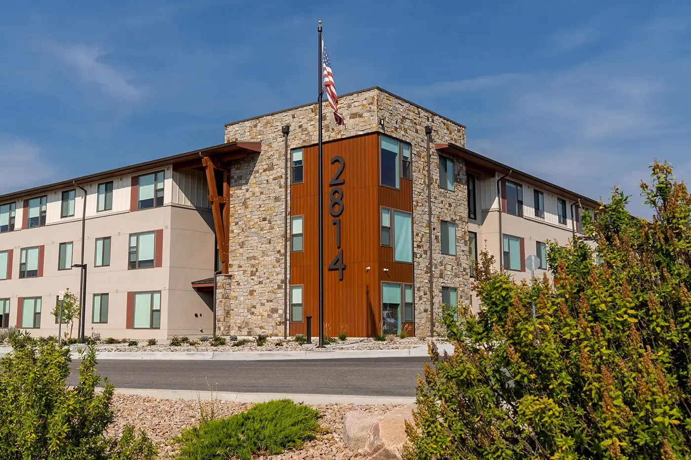Foto de un edificio de apartamentos en Grand Junction, Colorado.